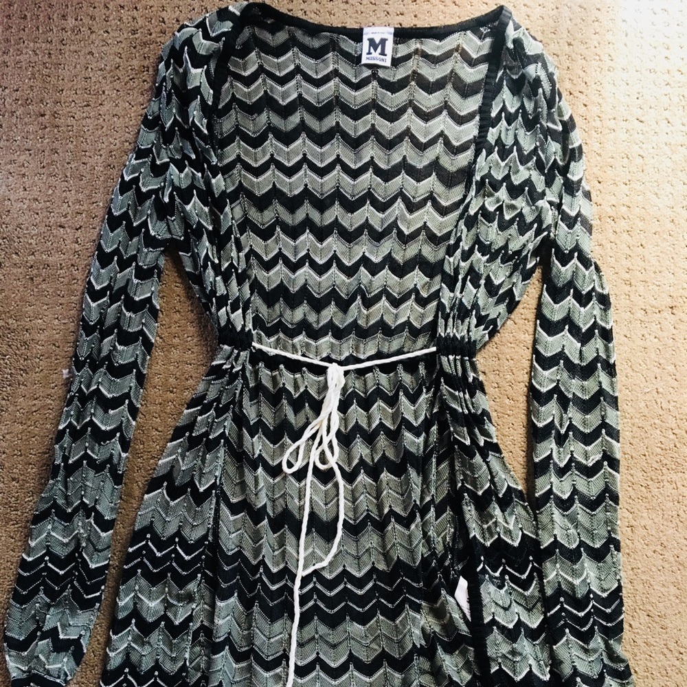 M MissonI classic print cardigan